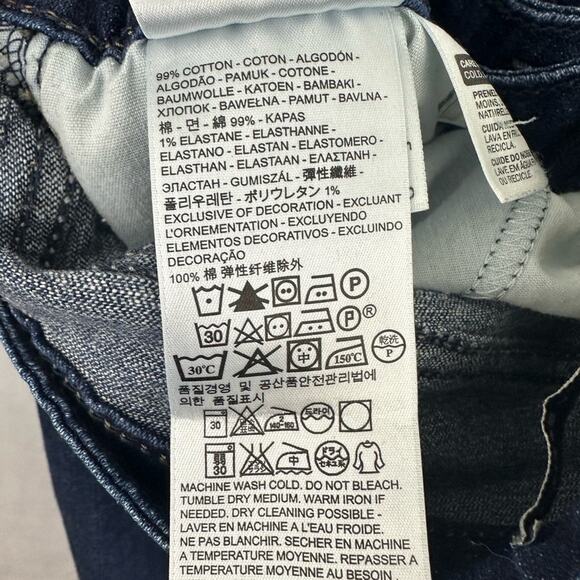 Levi's 529 Curvy Bootcut Medium Wash Mid Rise Denim Jeans Women's Size 31 - Picture 8 of 8